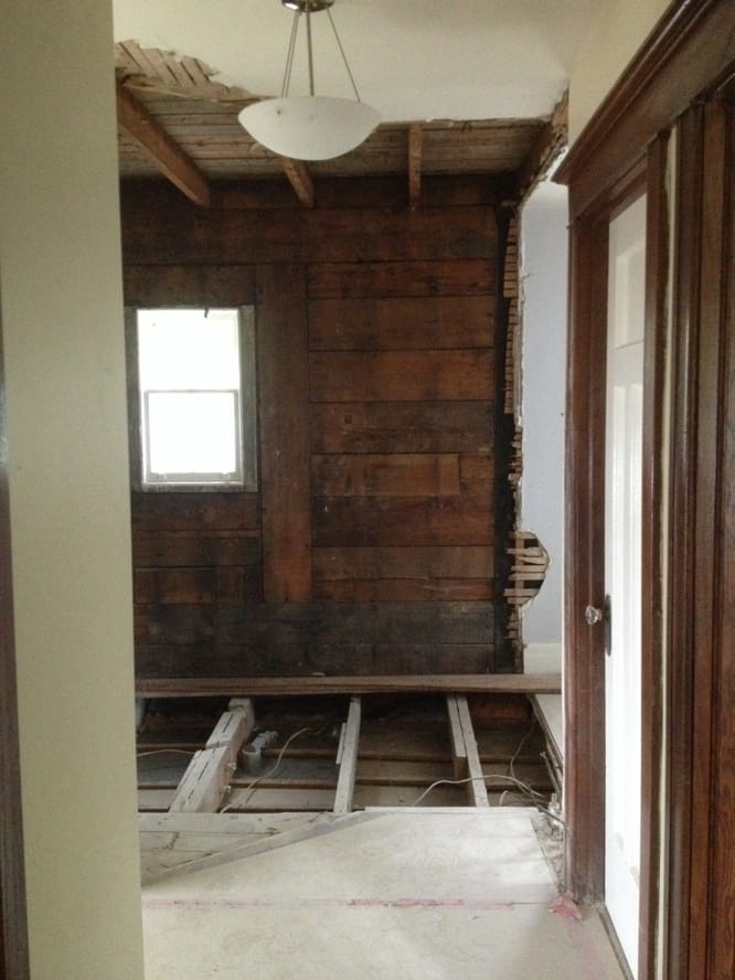 Chantier démolition aménagement résidentiel