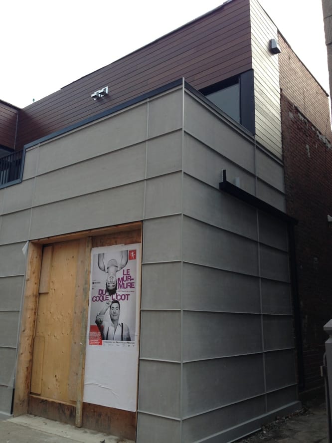 État final revêtement extérieur résidence montréal