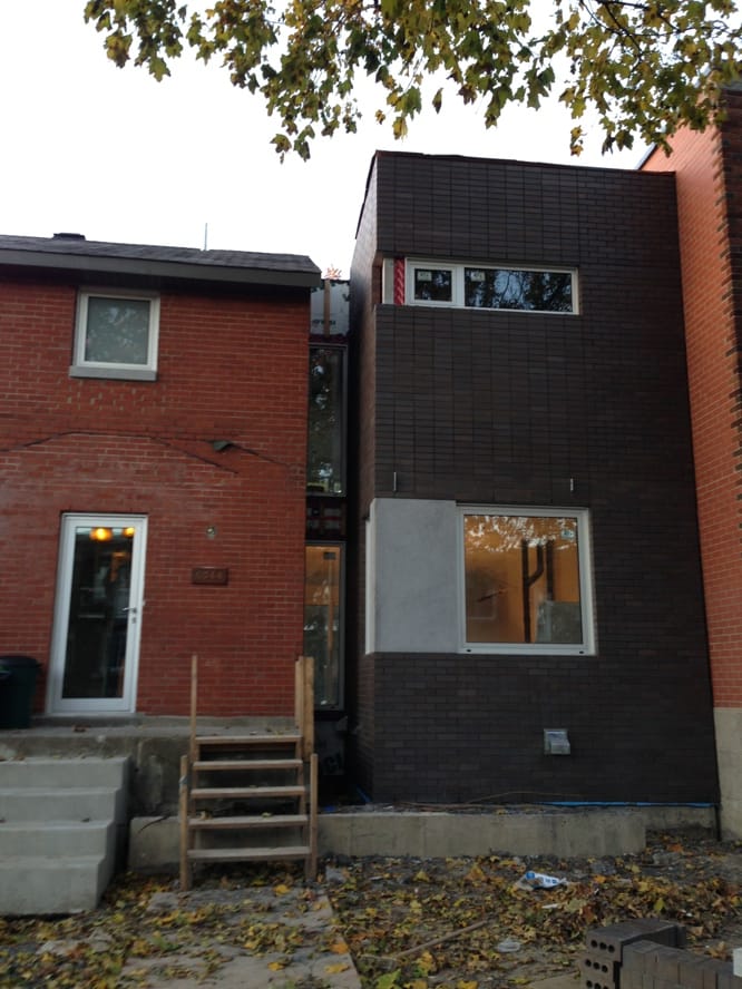 Revêtement extérieur charpente exposée Rosemont