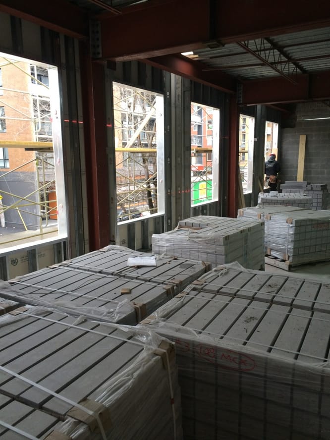 Progression travaux rénovation parc immobilier Montréal