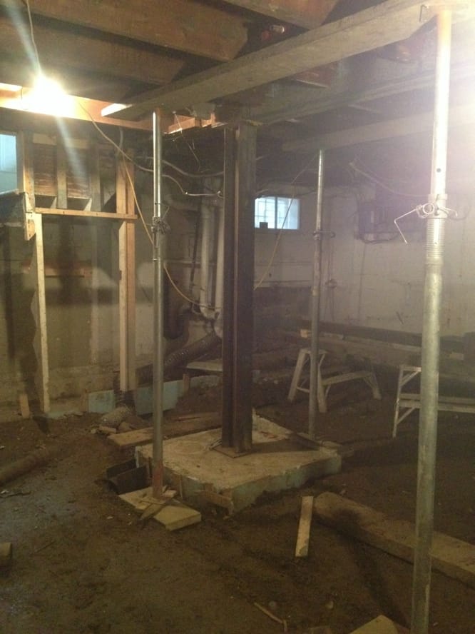 Détail excavation fondation