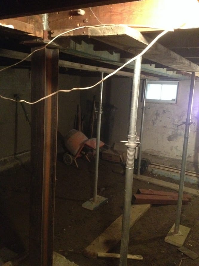 Étapes finales travaux de structure