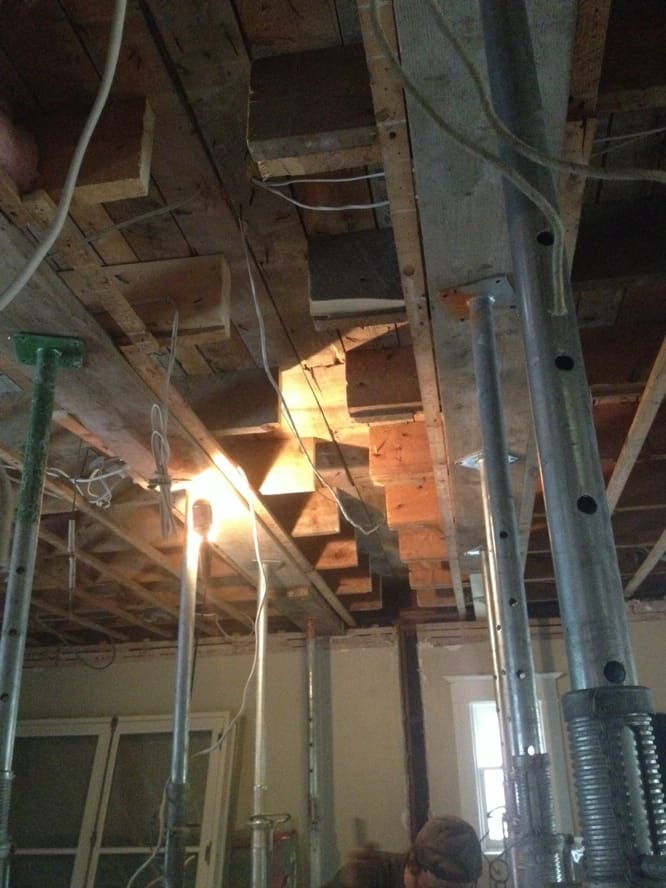 Coffrage empâtement fondation