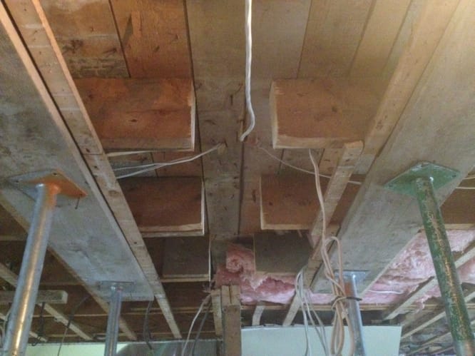 Chauffage radiant plancher terminé