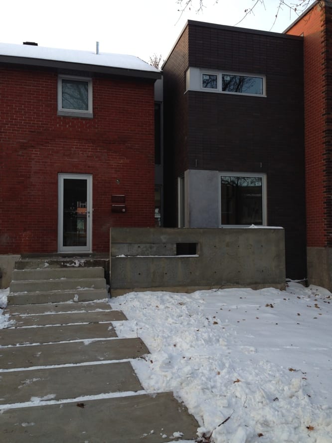 Détail construction - éléments structuraux agrandissement résidentiel