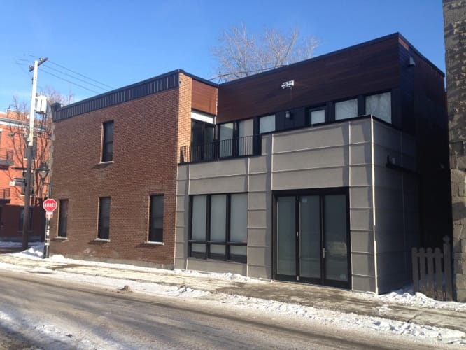 Résidence Mentana - Vue générale des travaux de revêtement extérieur