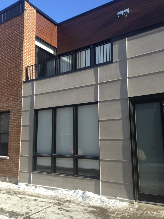 Profil architectural de la résidence Mentana