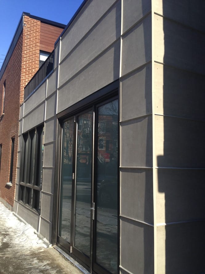 Vue d'ensemble de l'agrandissement arrière