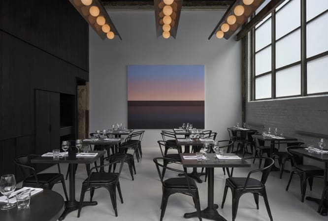 Design intérieur restaurant Montréal, vue salle principale