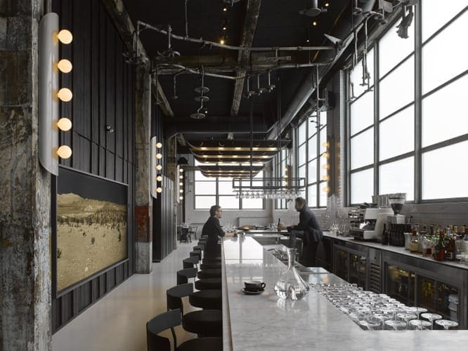 Gestion projet construction, vue finale rénovation générale restaurant