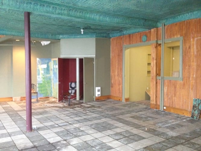 Projet rénovation commerciale Montréal - Avant travaux