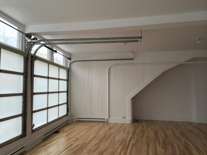 Rénovation commerciale rue Ontario - Local avant transformation