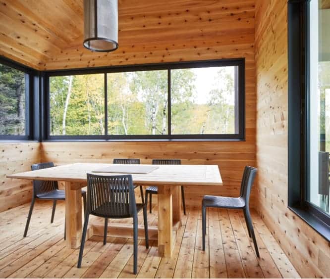 Réalisation MU Architecture - Chalet Charlevoix complet