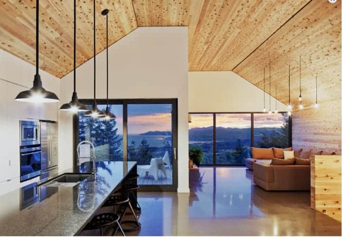 Architecture chalet Charlevoix - Espace vue