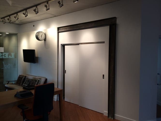 Rénovation commerciale Plateau Mont-Royal - vue détail aménagement