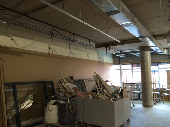 Étape 6 - Chantier prêt pour les travaux de systèmes intérieurs