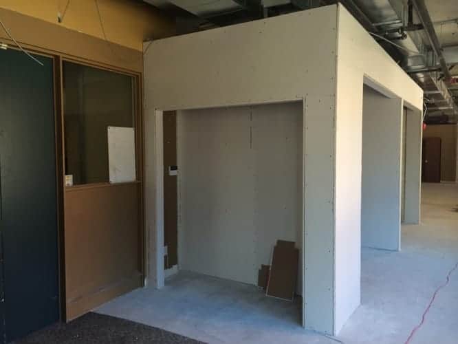 Installation gypse - Aménagement intérieur commercial