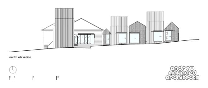 Schéma circulation Tower House flux naturels