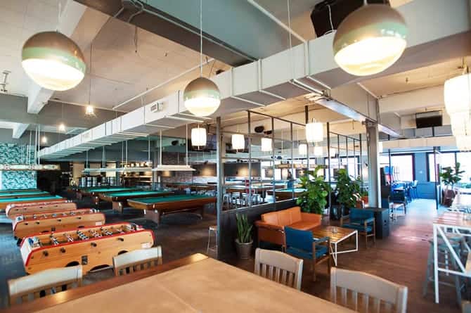 Vue générale Fitzroy pool bar Plateau Mont-Royal