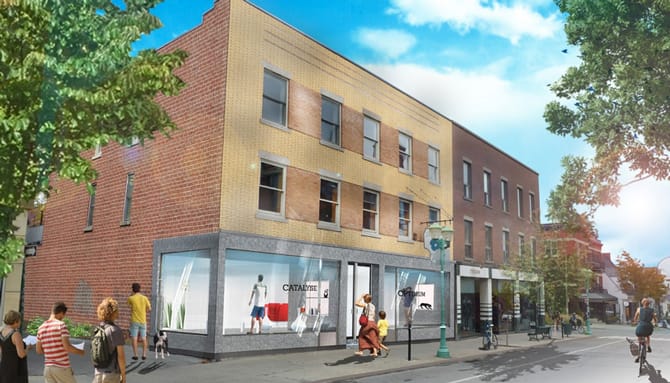 Modélisation 8 - Détails architecturaux projet Laurier