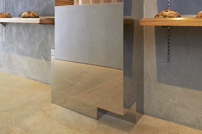 Espace de vente boulangerie design commercial minimaliste