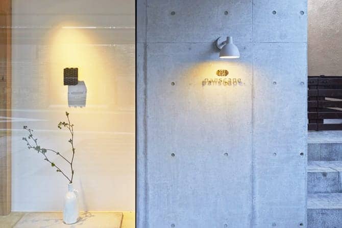 Ambiance intérieure boulangerie design épuré