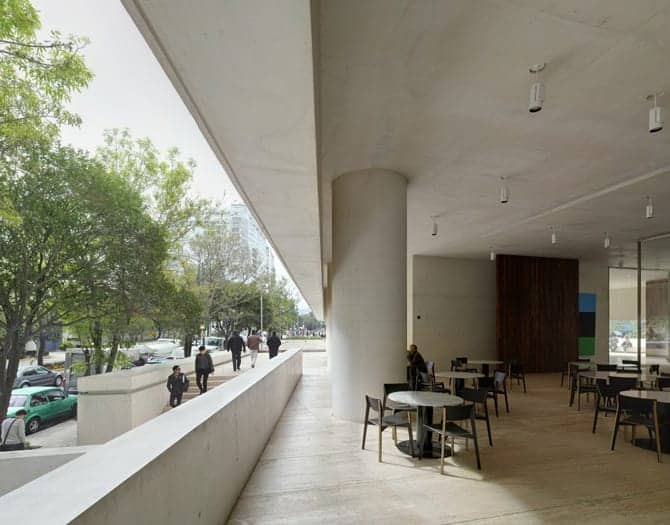 Vue d'ensemble Musée Jumex - Intégration urbaine