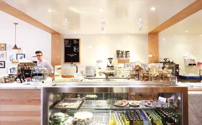 Aménagement intérieur café San Gennaro Montreal renovation
