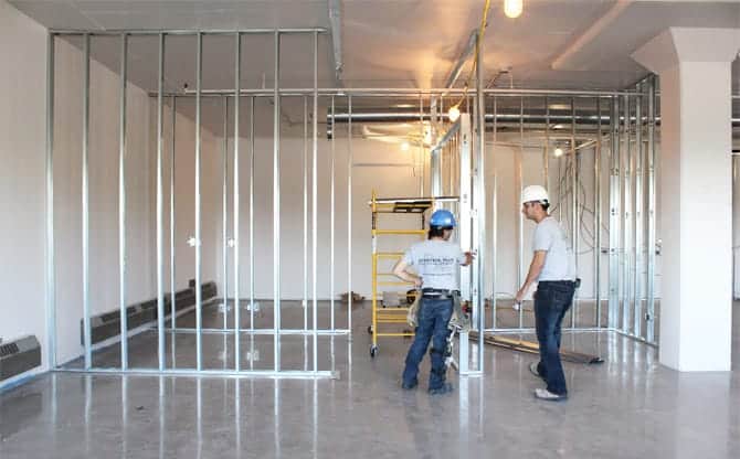 Entrepreneur construction commerciale Montréal - projet Perkuto